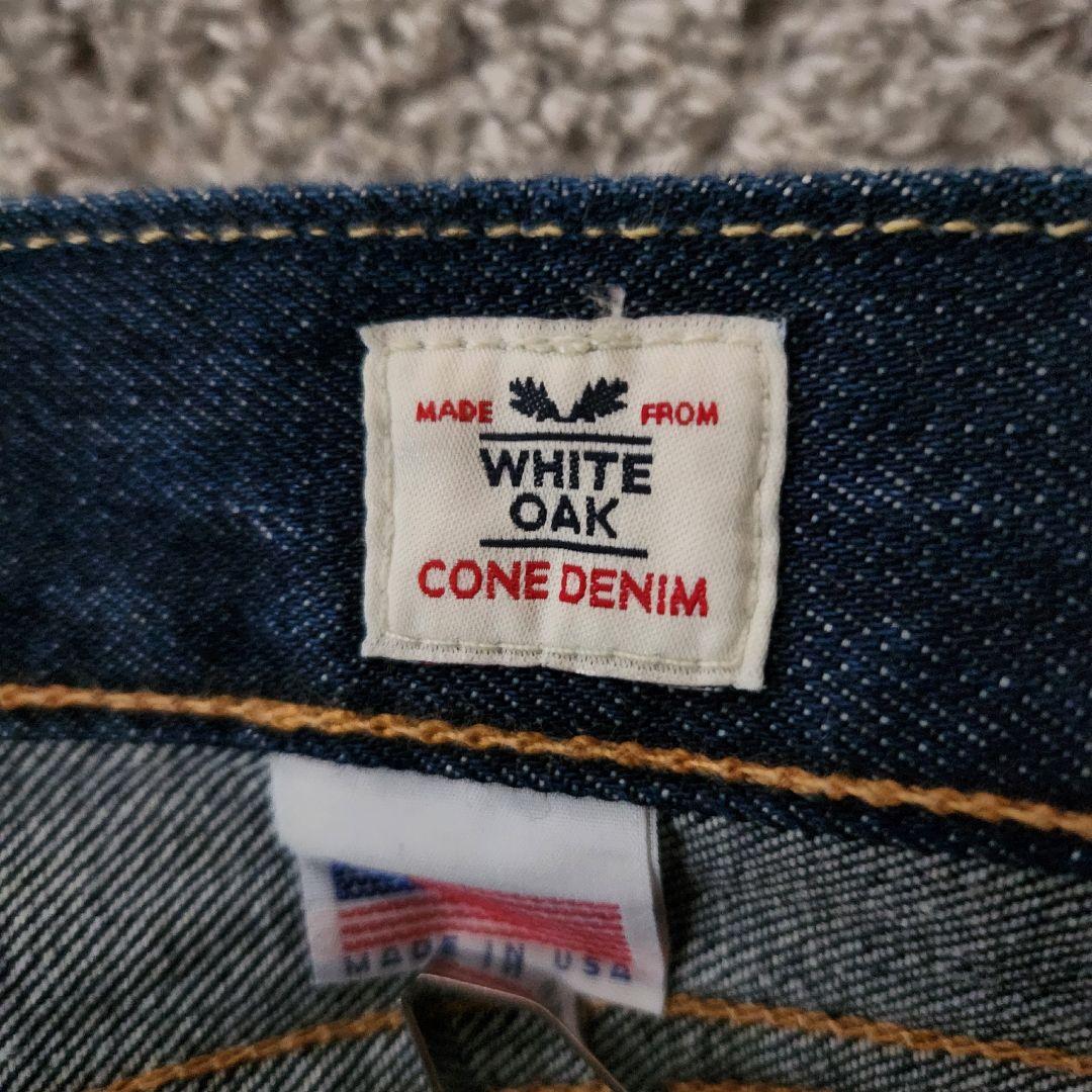 【濃紺】Levi's 505 USA製 W34 ホワイトオーク コーンデニム