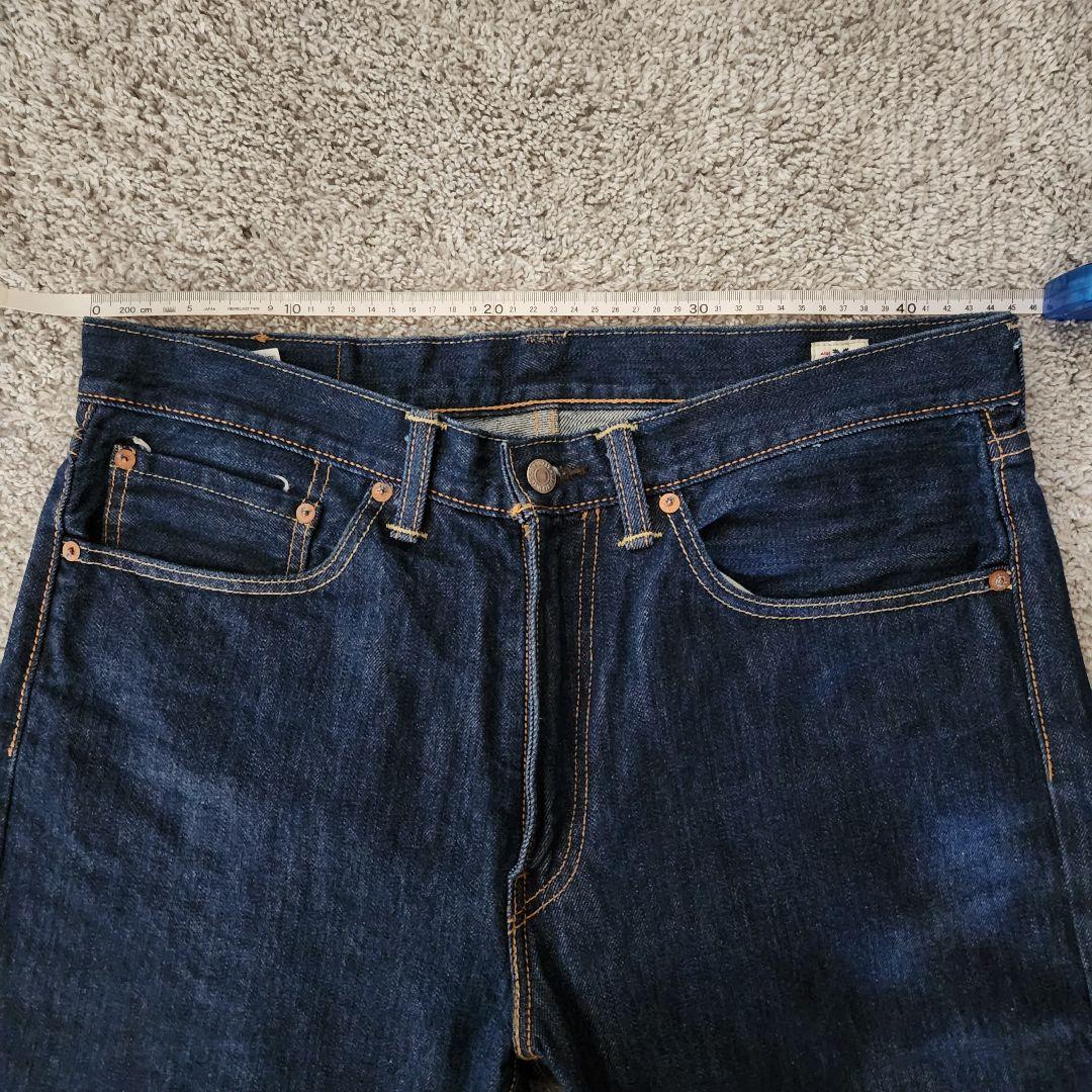 【濃紺】Levi's 505 USA製 W34 ホワイトオーク コーンデニム