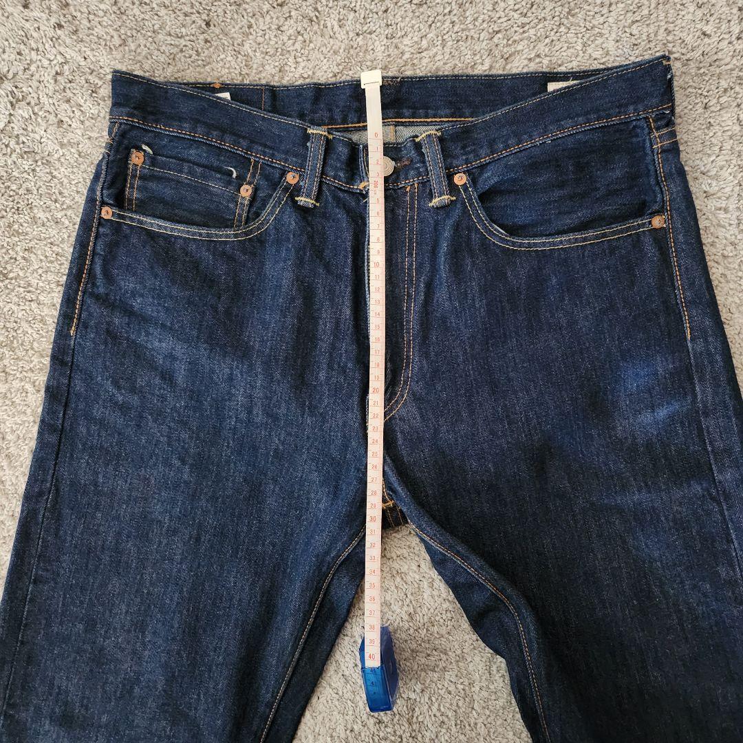 【濃紺】Levi's 505 USA製 W34 ホワイトオーク コーンデニム