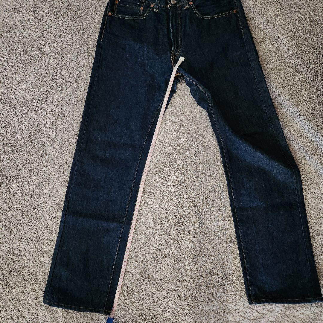 【濃紺】Levi's 505 USA製 W34 ホワイトオーク コーンデニム