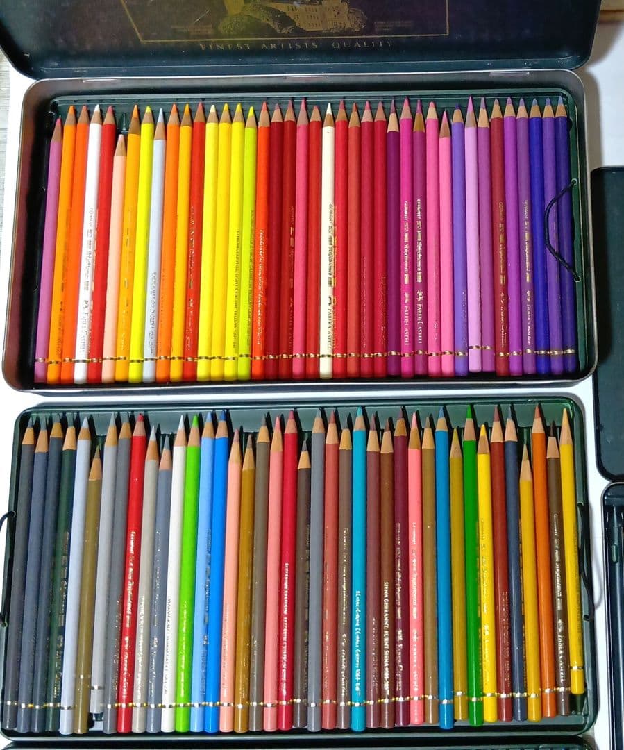 Faber-Castell ポリクロモス色鉛筆 120本と36本セット　中古