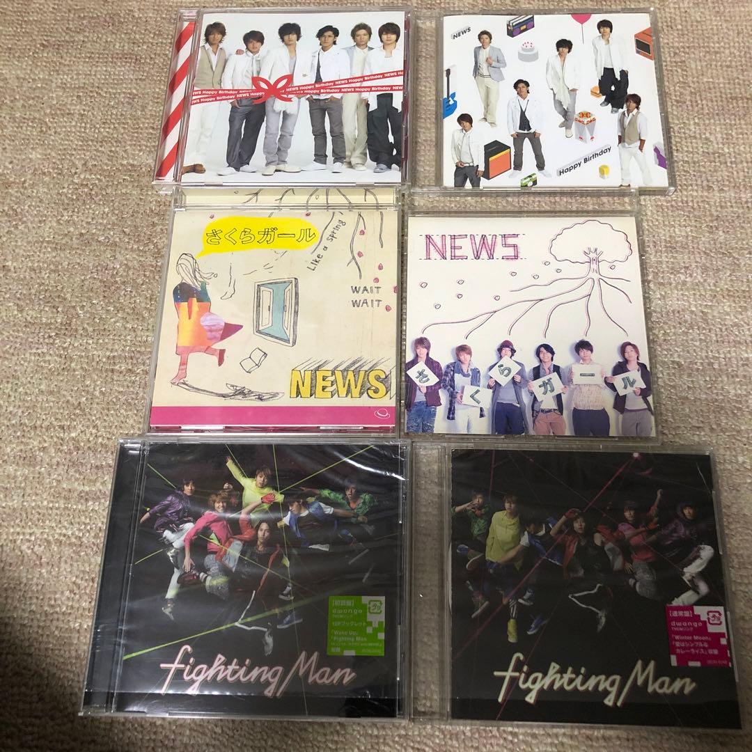 NEWS 歴代シングル アルバムまとめ売り CD DVD 初回限定盤 90枚以上