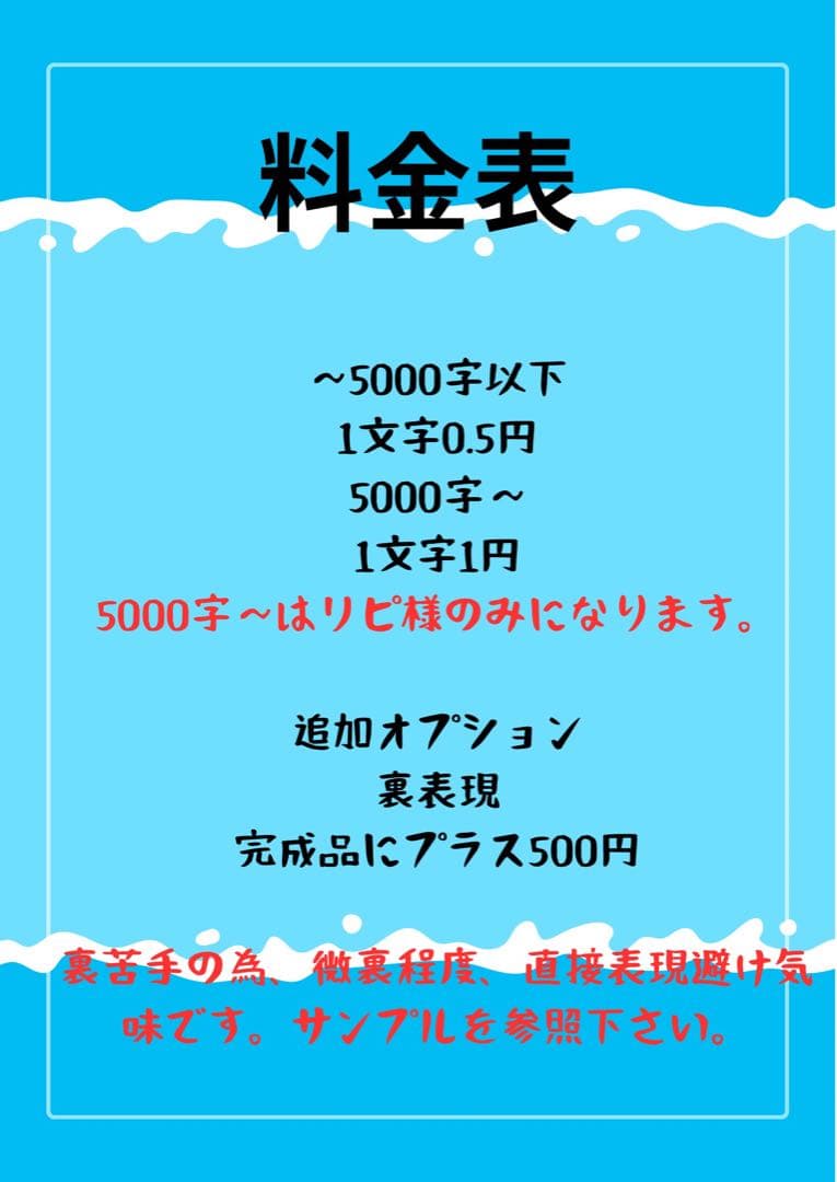 つき様　夢小説オーダー