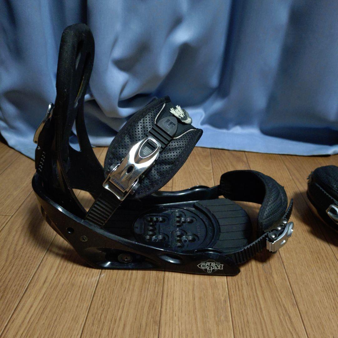 BURTON CUSTOM ブラックビンディングМサイズ