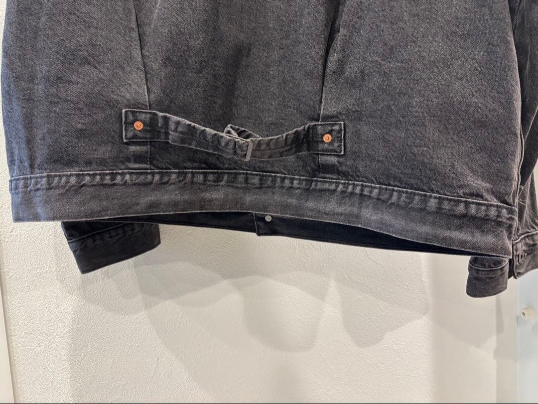 Levi's プレミアム 1stデニムジャケット ブラック ウォッシュ加工