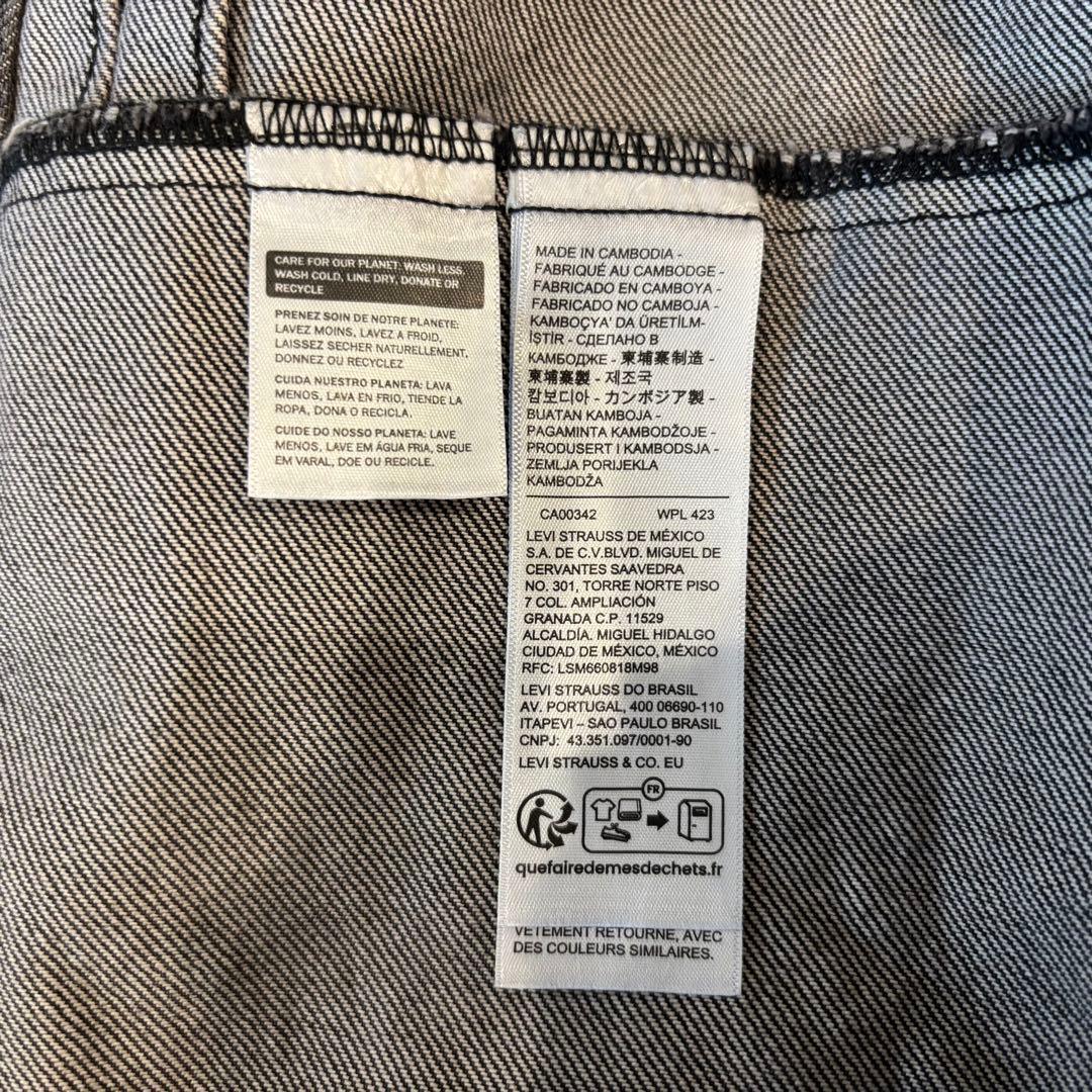 Levi's プレミアム 1stデニムジャケット ブラック ウォッシュ加工