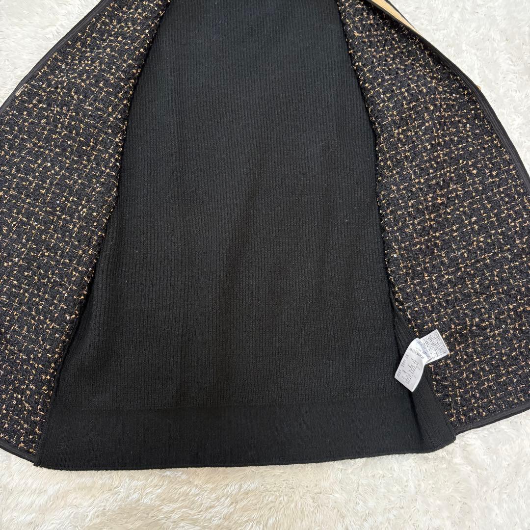 【定価3.3万】ballsey ニットコンビツイードＶネックジレ　ベスト　23年