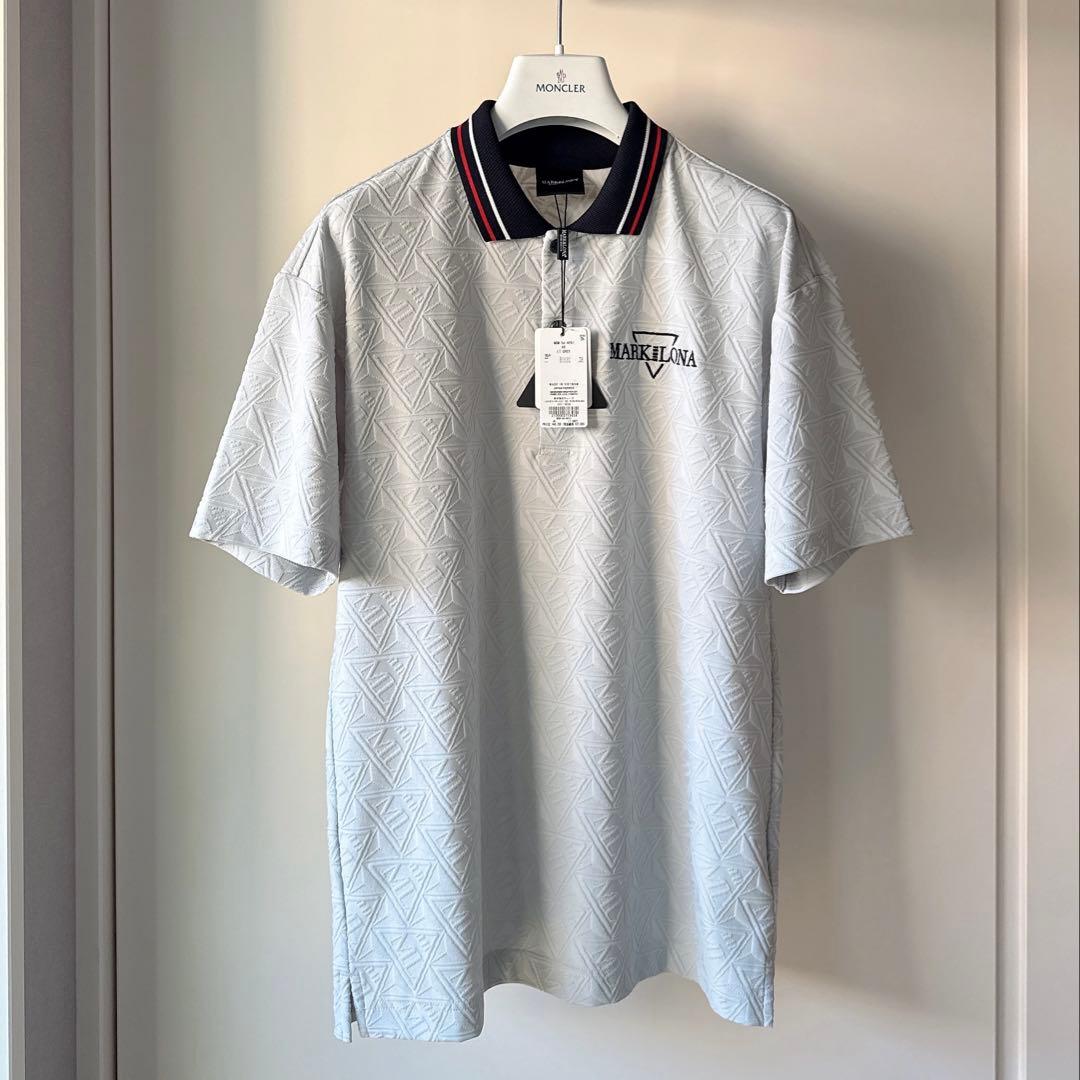 新品 ★ MARK&LONA コード ポロシャツ マーク&ロナ 正規品 グレー