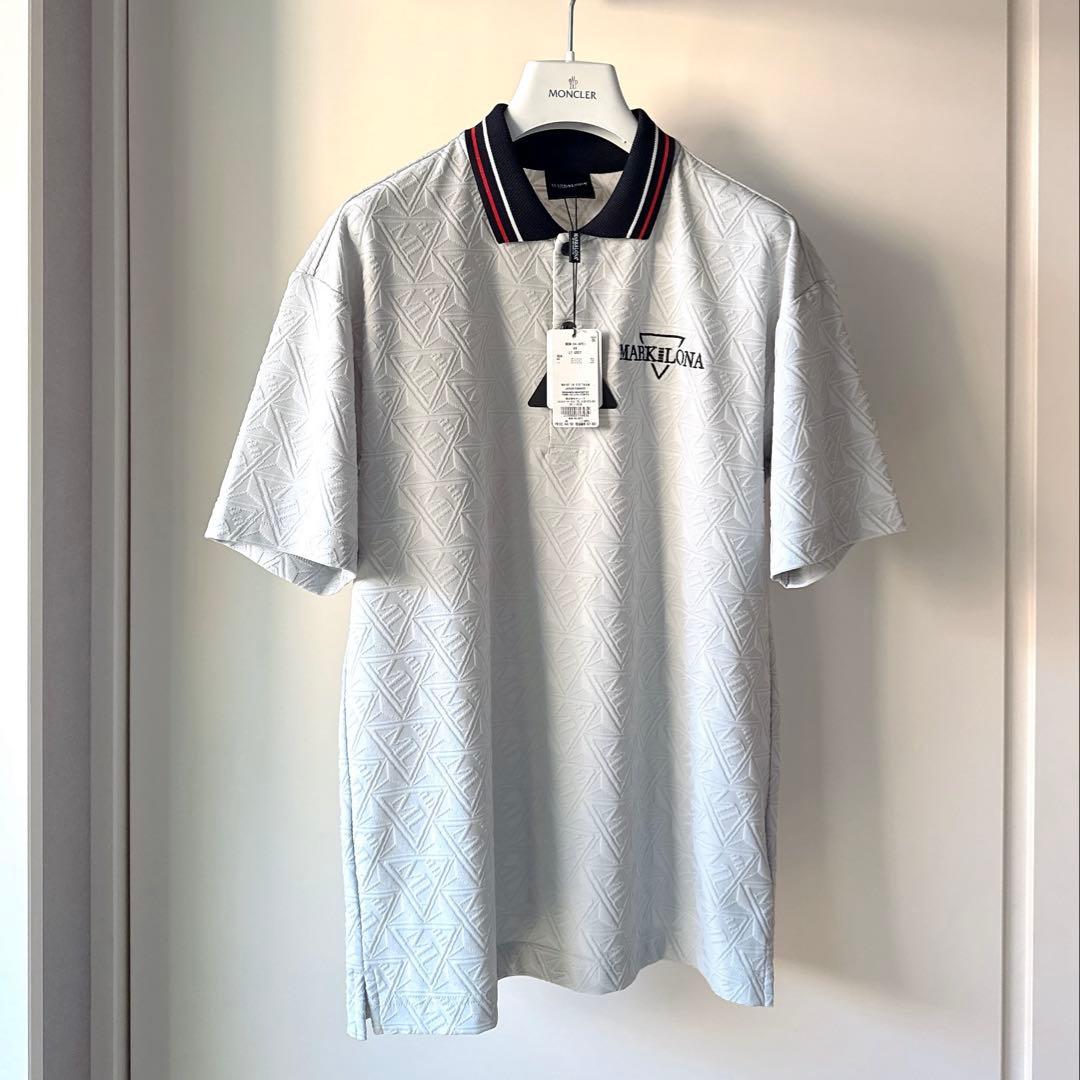 新品 ★ MARK&LONA コード ポロシャツ マーク&ロナ 正規品 グレー