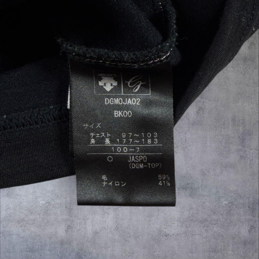 美品 DESCENTE GOLF デサント ゴルフ ポロシャツ 速乾 ストレッチ
