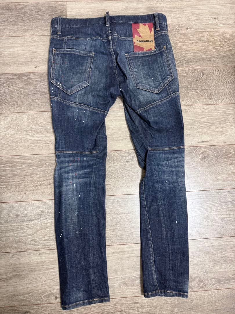 ディースクエアードデニム48tiby biker