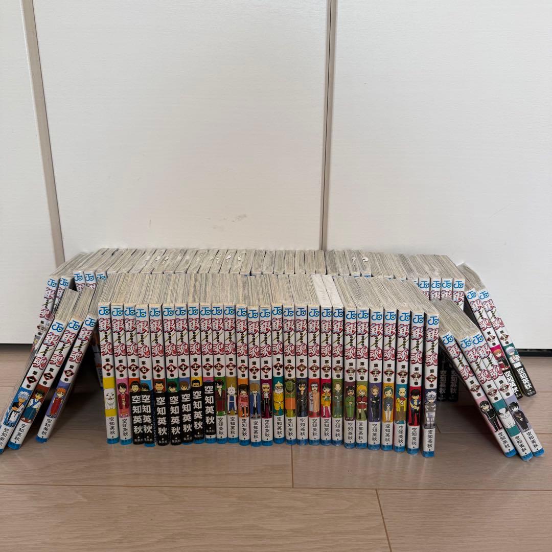 ほぼ新品 未開封 シュリンク付き 銀魂 全巻1〜76巻セット（77巻なし）超美品