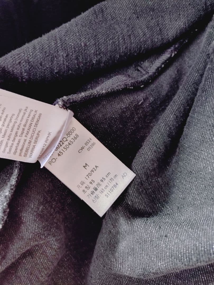 Levi's ブラックデニム　　EDIFICE 30th 別注品 サイズM