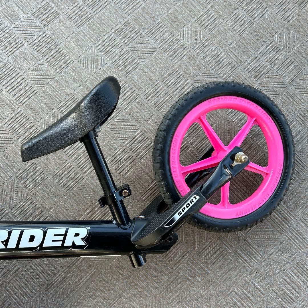 STRIDER バランスバイク SPORT ブラック/ピンク 12インチ