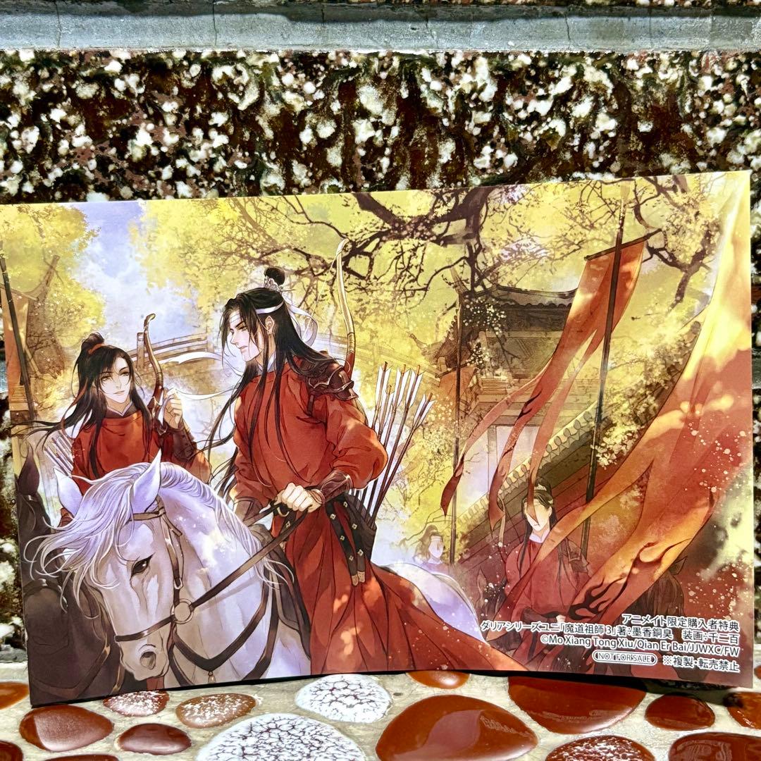 希少品☆ 魔道祖師 小説 アニメイト限定セット 番外集付き 全巻収納ボックス