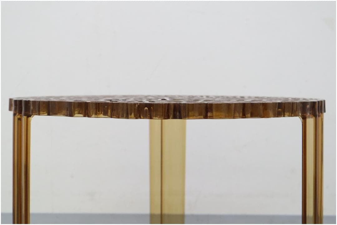 Kartell カルテル T-TABLE ティーテーブル アンバー ローテーブル