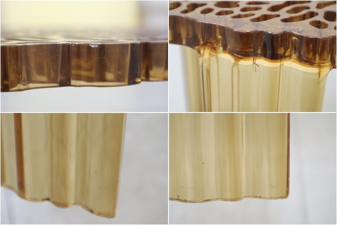 Kartell カルテル T-TABLE ティーテーブル アンバー ローテーブル