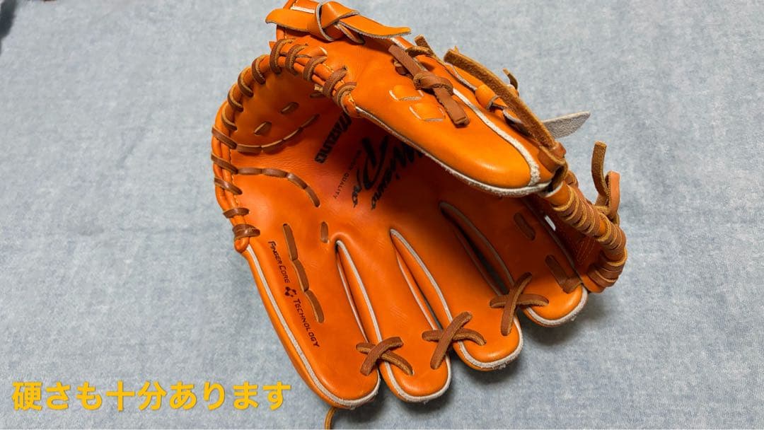 ミズノプロ 軟式グローブ 未使用級 オレンジ 良型 人気カラー 即戦力 グラブ