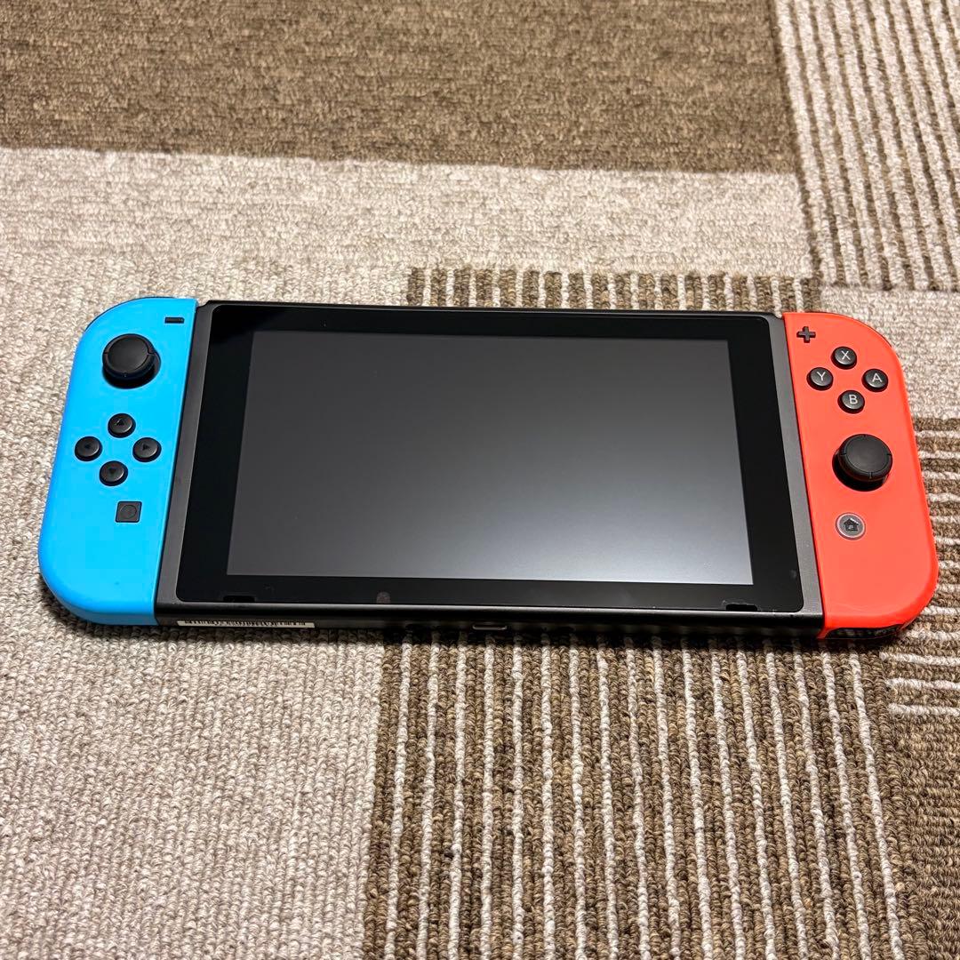 Nintendo Switch 本体 青/赤ジョイコン + ケース付き