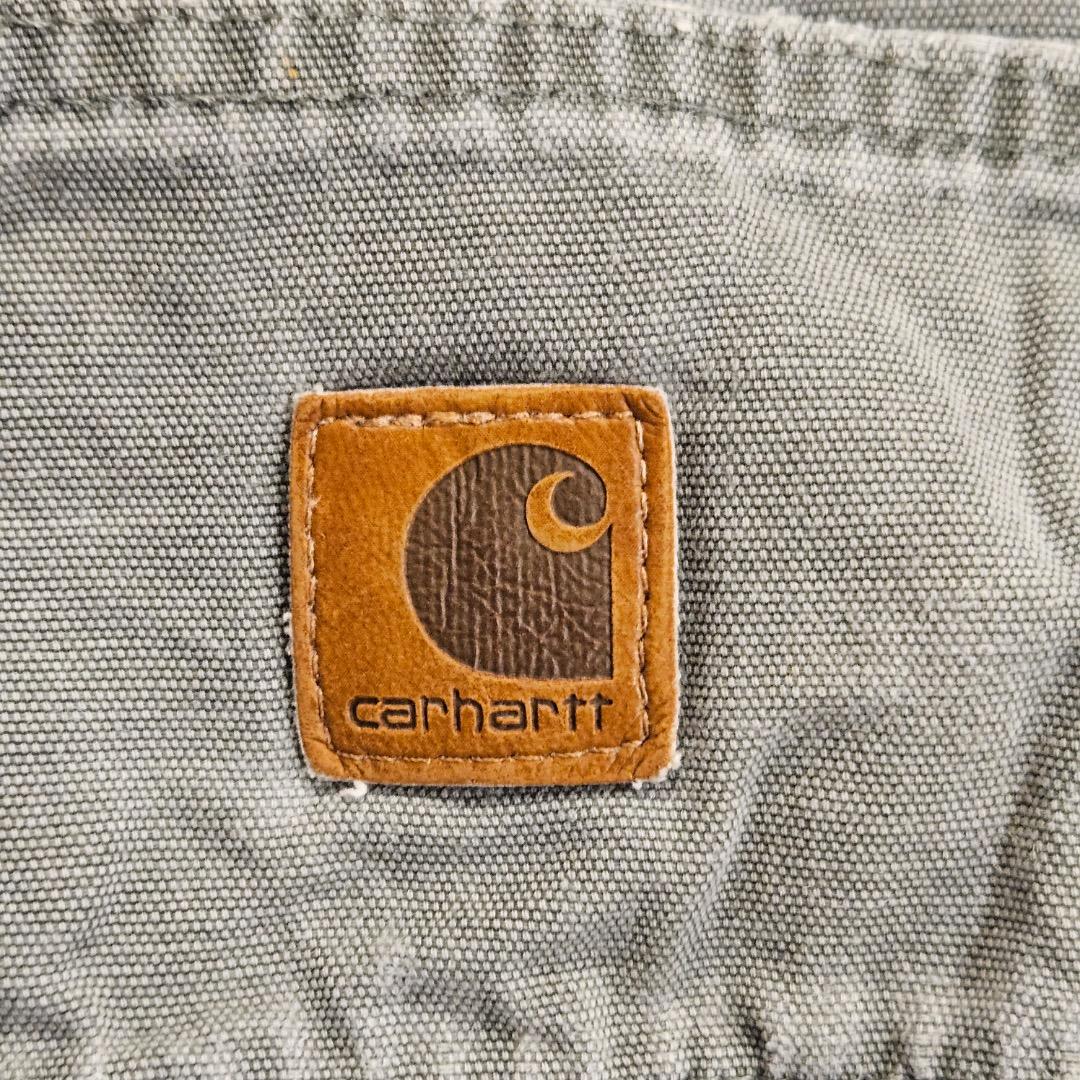 カーハート W38 ダックパンツ ペインター 00s 古着 グレー 17996