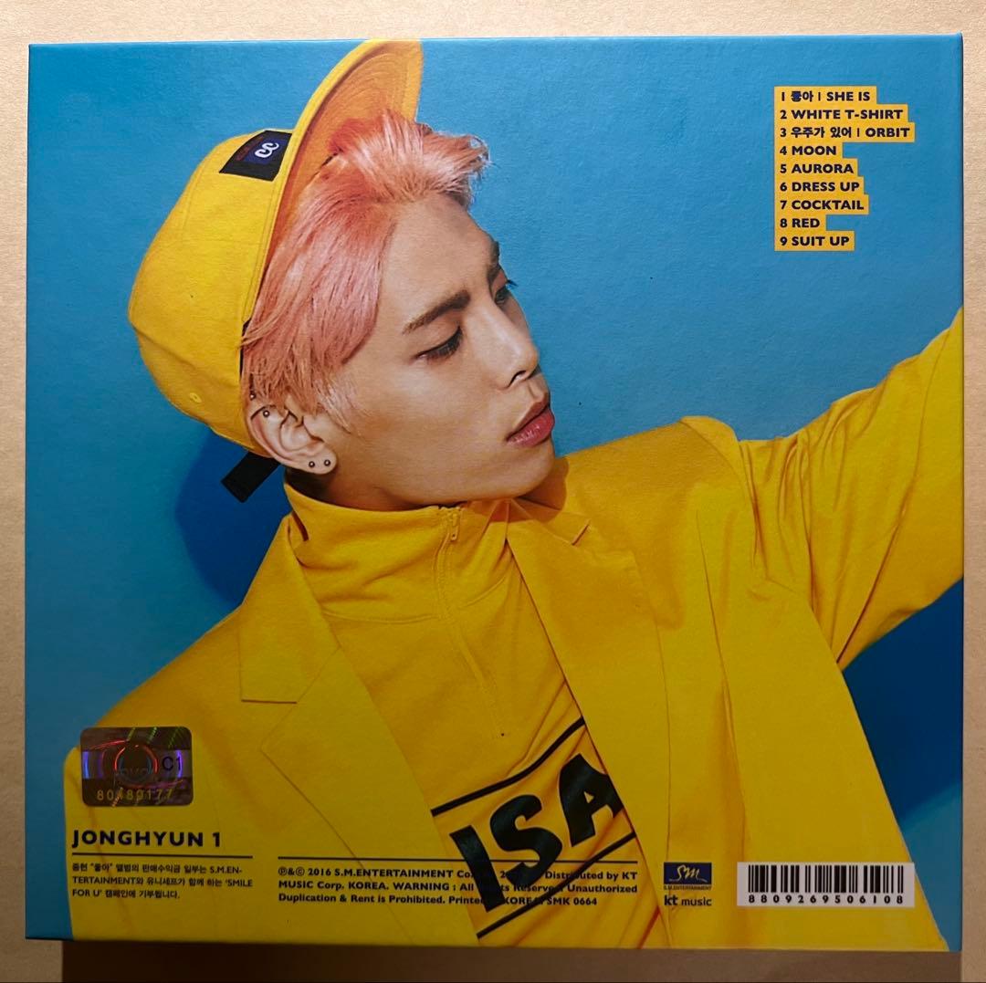 SHINee JONGHYUN ジョンヒョン she is 좋아 トレカ付き