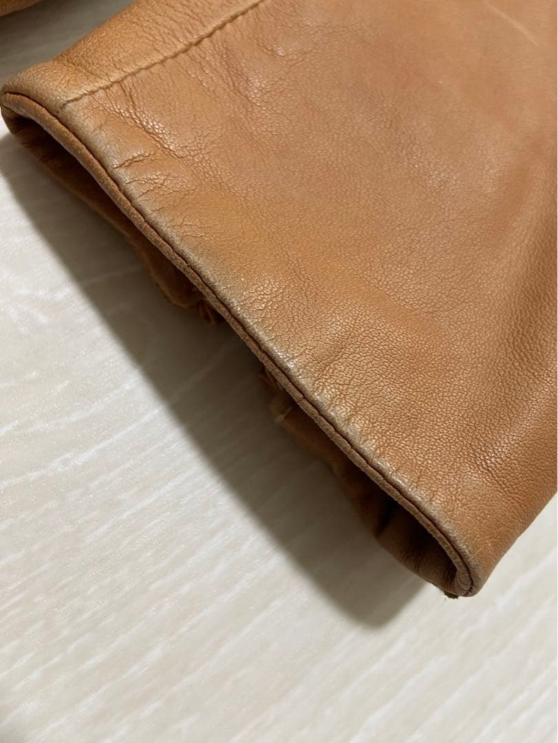 EDIFICE エディフィス sheepskinレザー ライダースジャケット