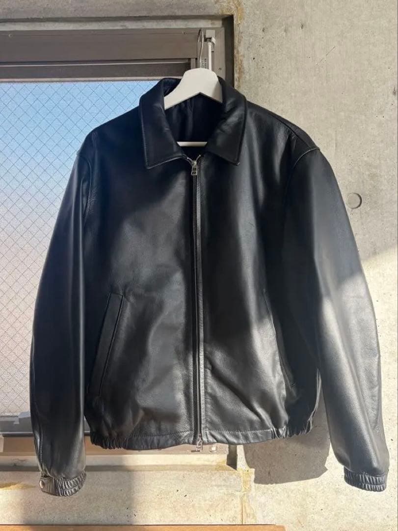 ジャケット・アウター LEATHER BLOUSON universalproducts 26ss