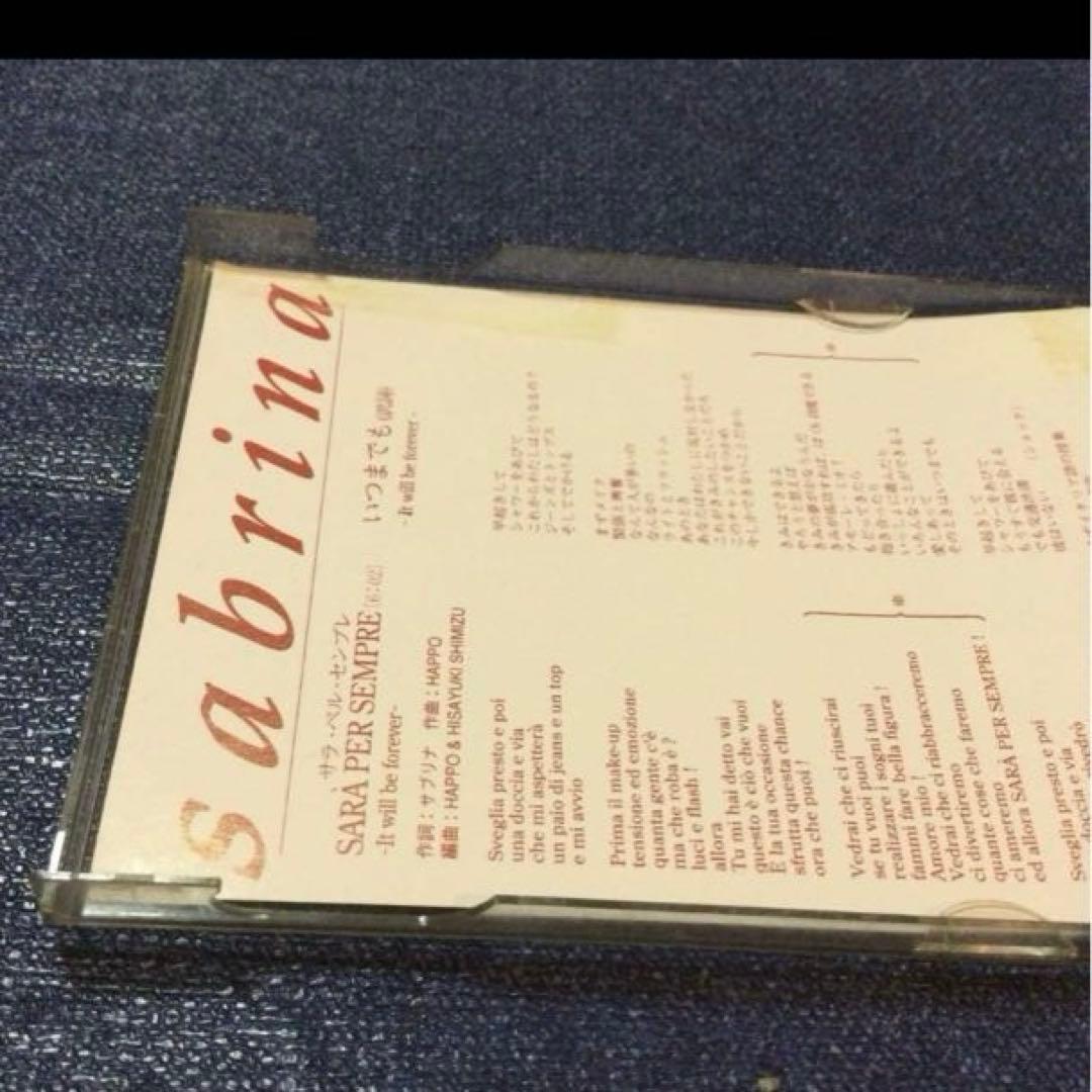 サブリナ SABRINA SPEED OF LOVE 8センチ8cmシングルCD