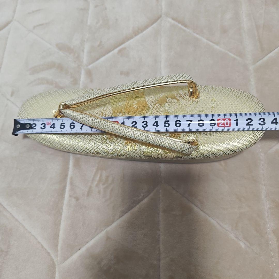 美品　未使用　和装用バッグ草履セット