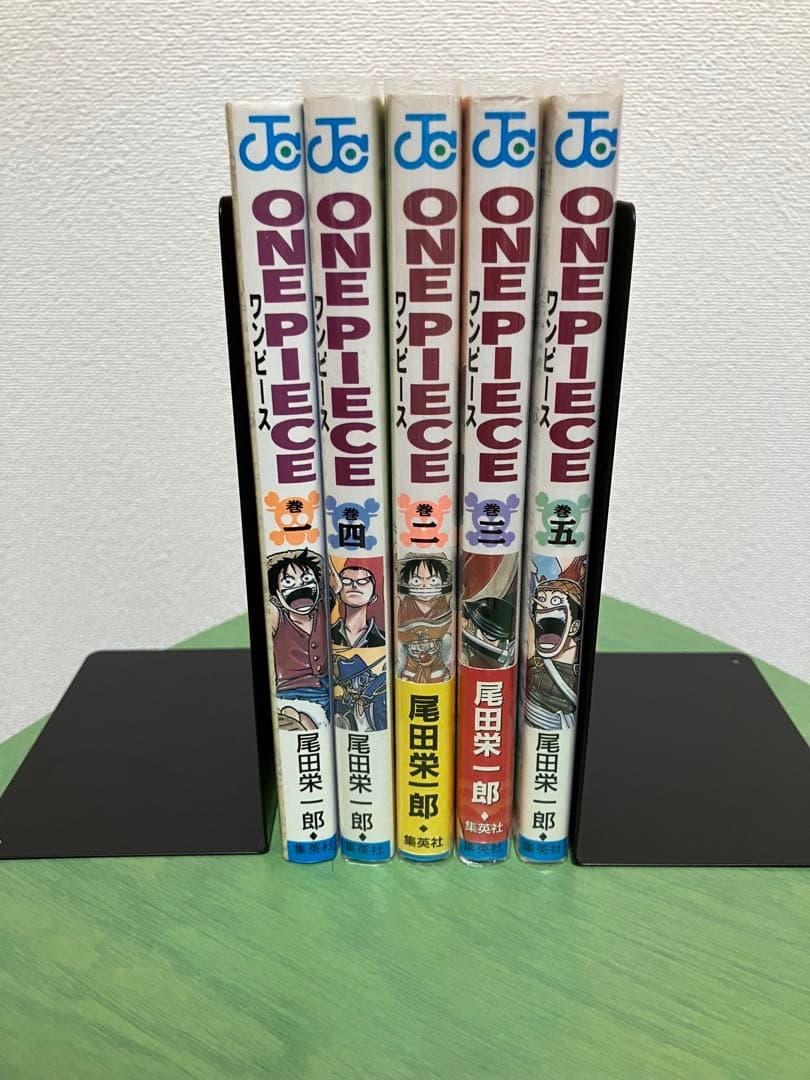 ONE PIECE 1巻〜5巻セット　第1刷発行