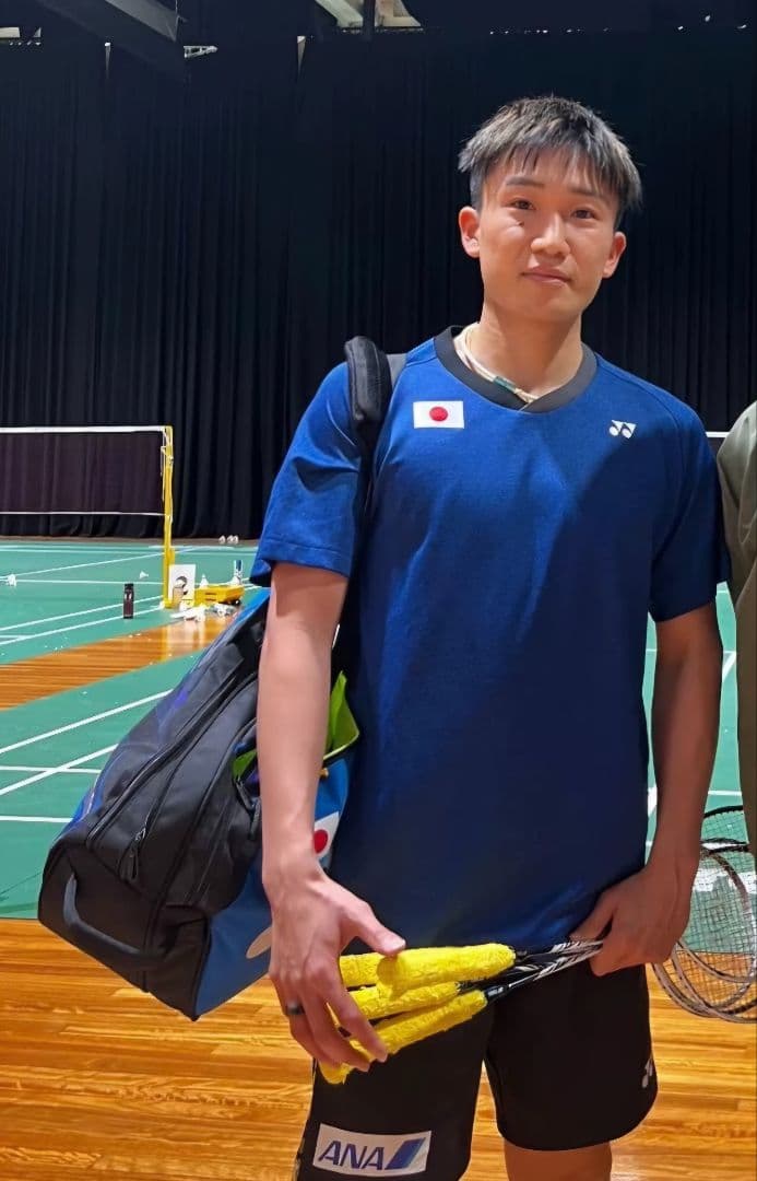 YONEX日本代表支給品 桃田賢斗選手着用モデル 練習ウェア NTT西日本トナミ