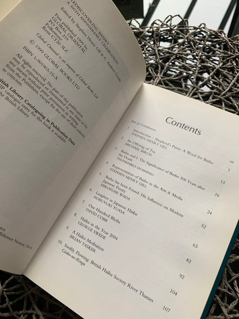 希少　古書 Rediscovering Basho洋書