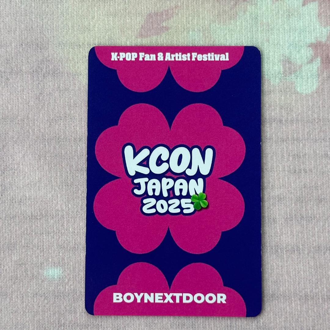 BOYNEXTDOOR KCON JAPAN 2025 トレカ テサン