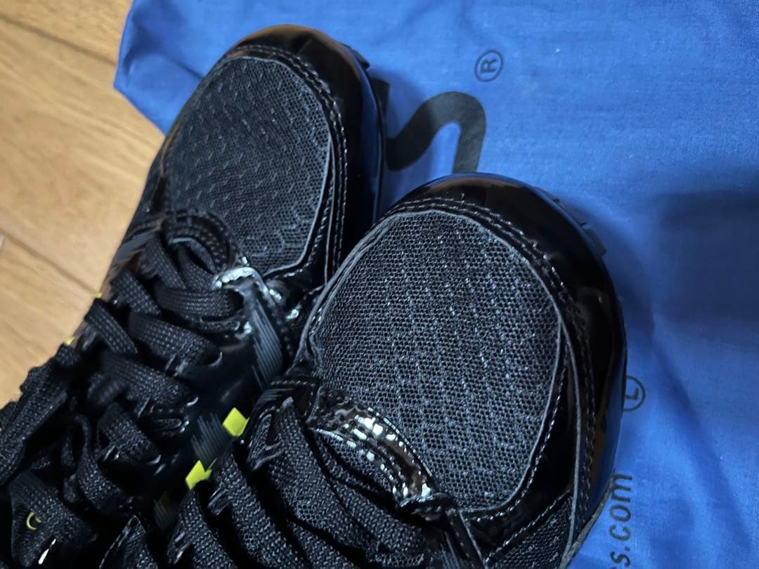 ASICS EFFORT スパイクシューズ ブラック/イエロー