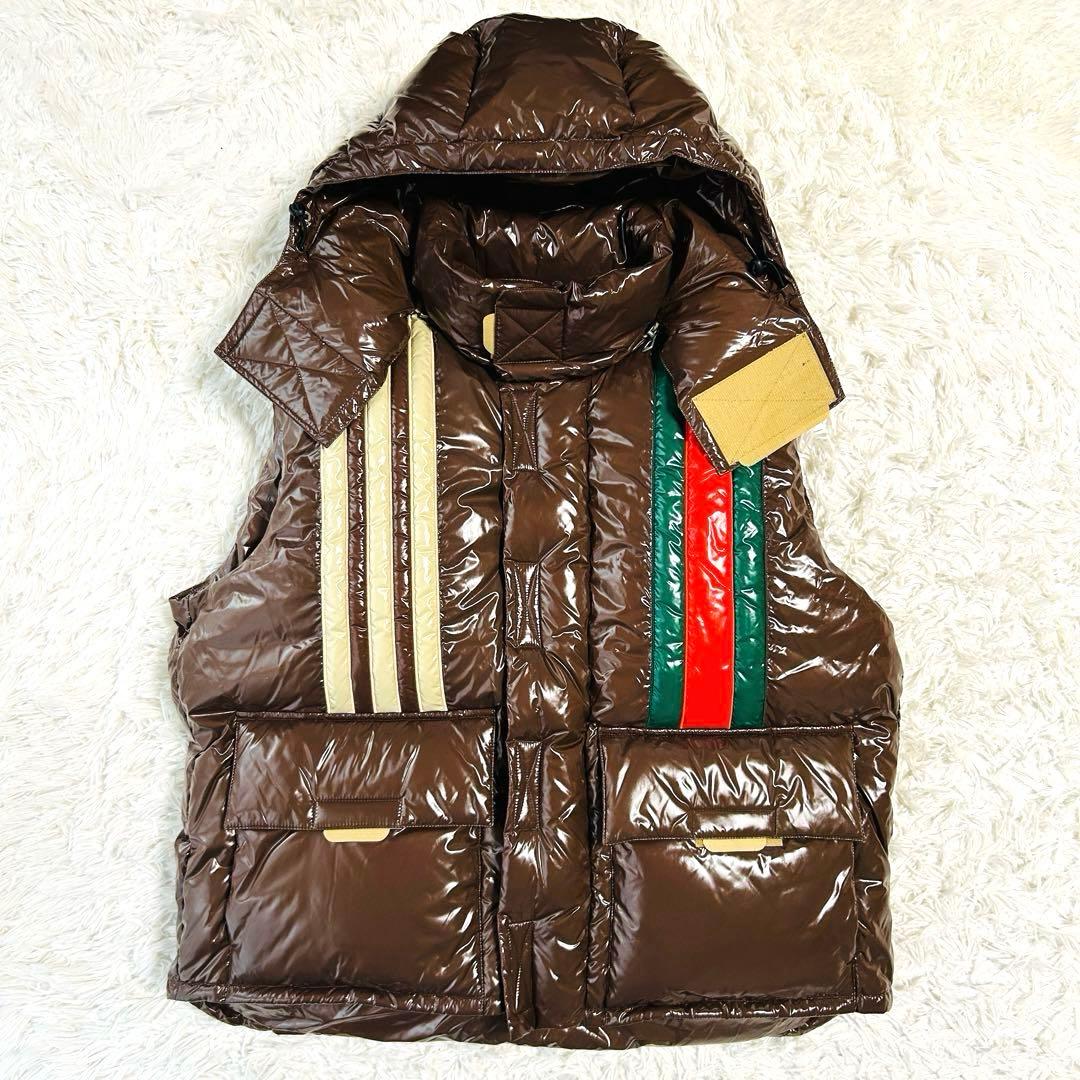 GUCCI×adidas グッチ×アディダス コラボ ダウンベスト 46