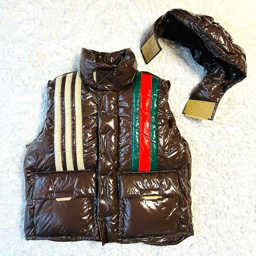 GUCCI×adidas グッチ×アディダス コラボ ダウンベスト 46