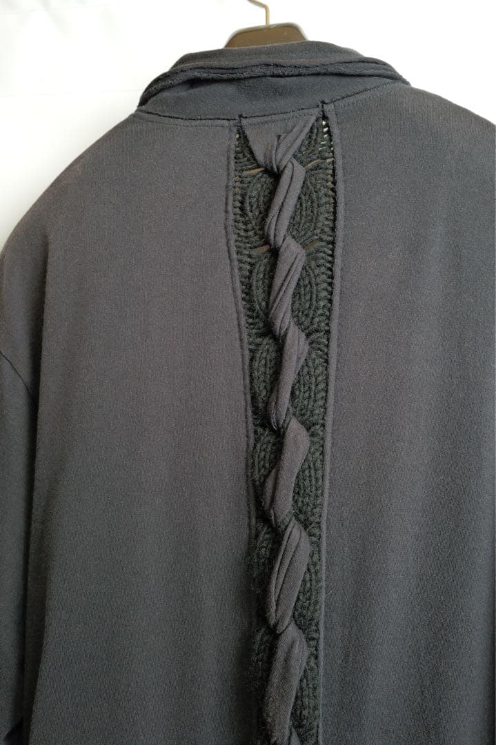 16AW Yohji Yamamoto Homme ドッキングニットコート