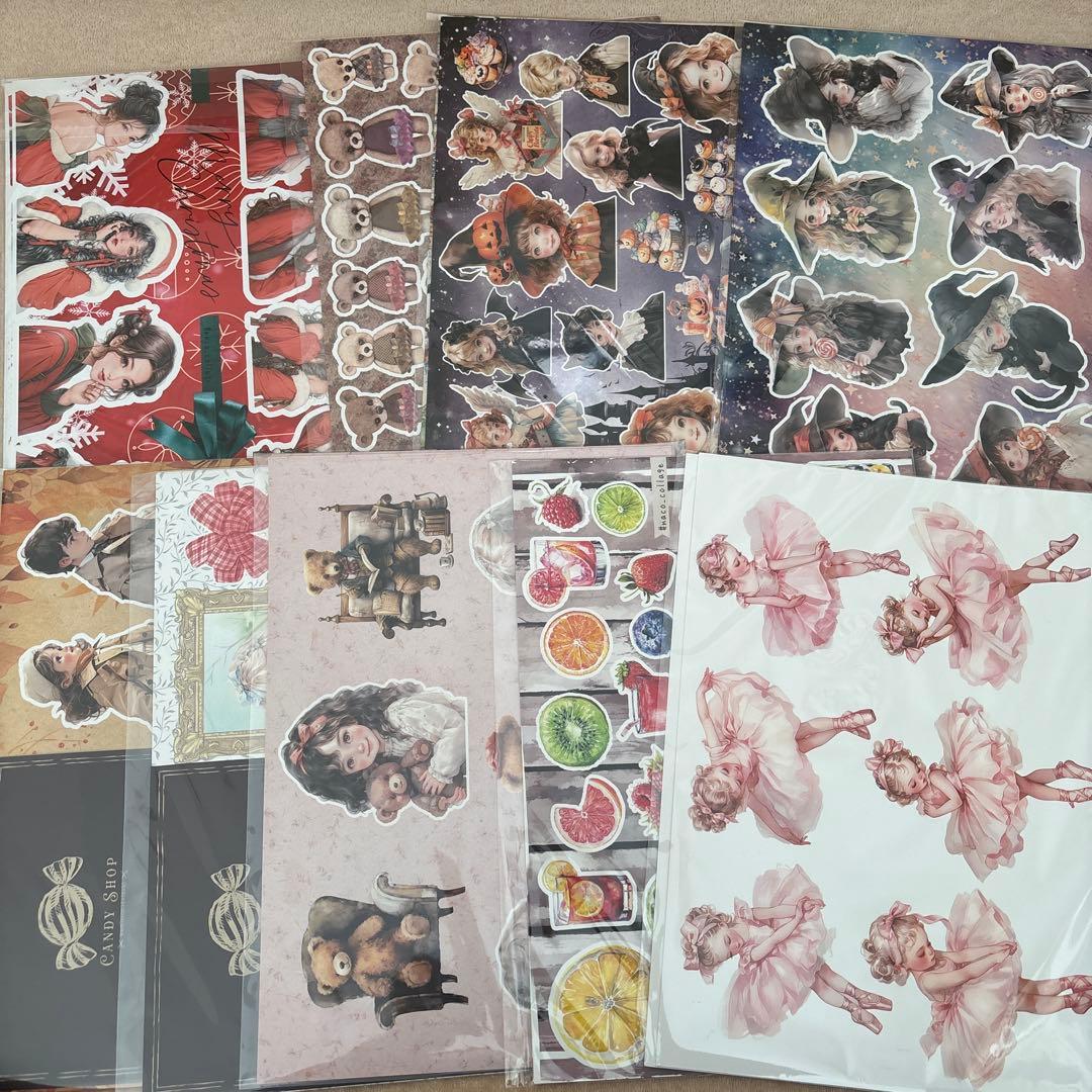 森*ん様 ☆ラスト☆【処分価格】デザインペーパー　大量　まとめ売り　80サイズ