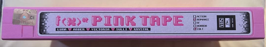 f(x) PINK TAPE トレカ(アンバーver.)付き