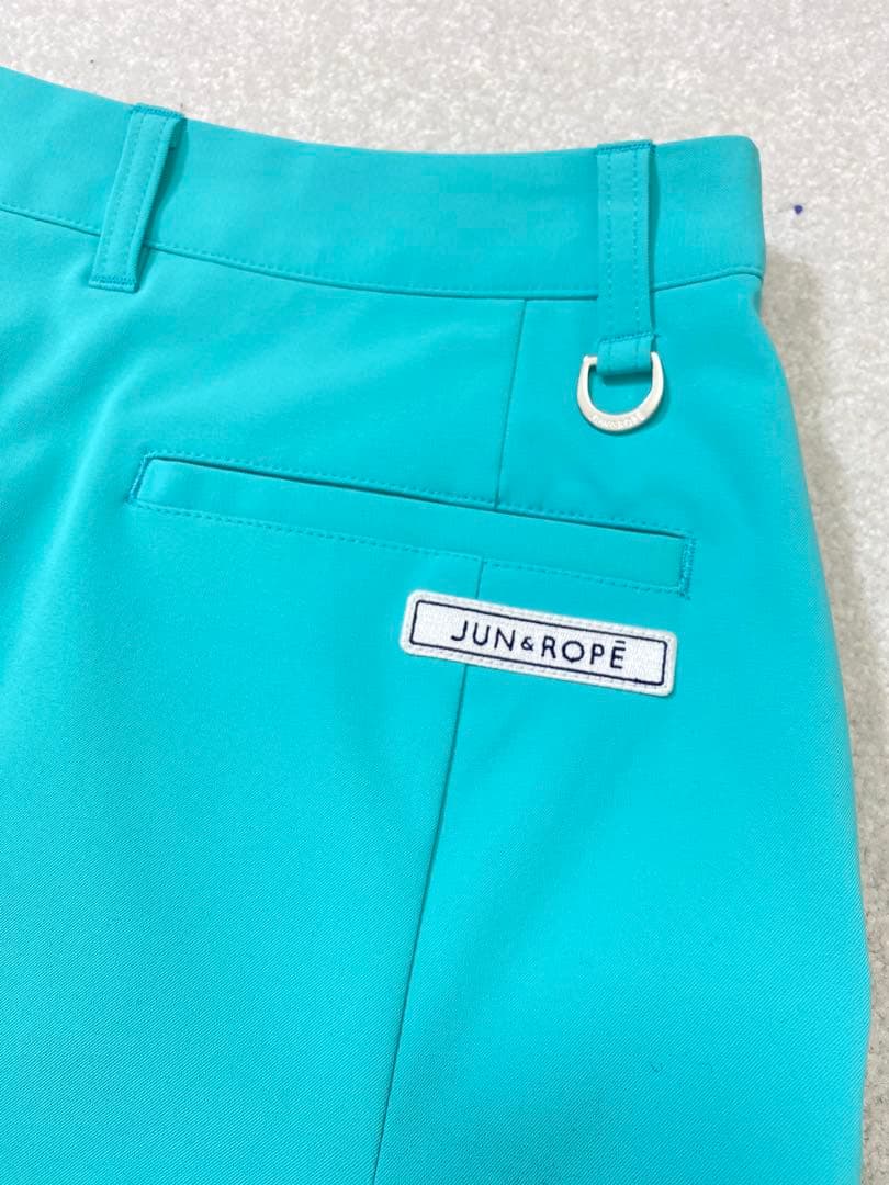【極美品】JUN&ROPE ティファニーブルー ミニスカート