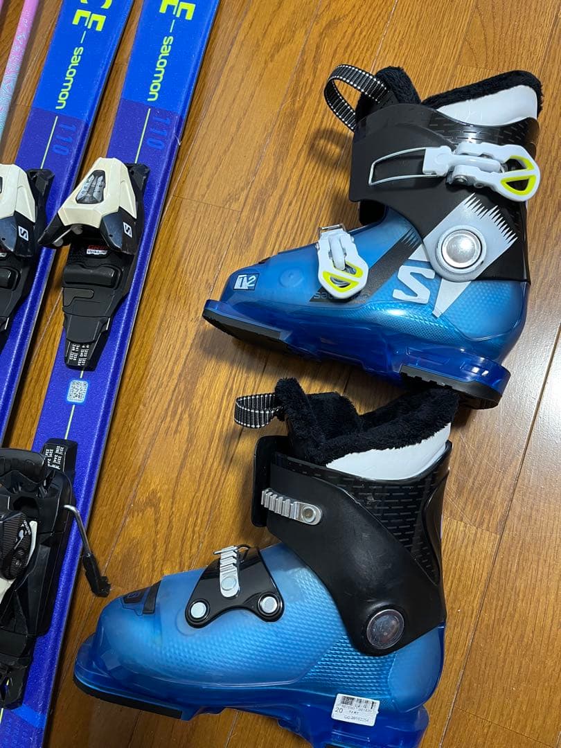 Salomon 板　ブーツ　ストック　スキーセット