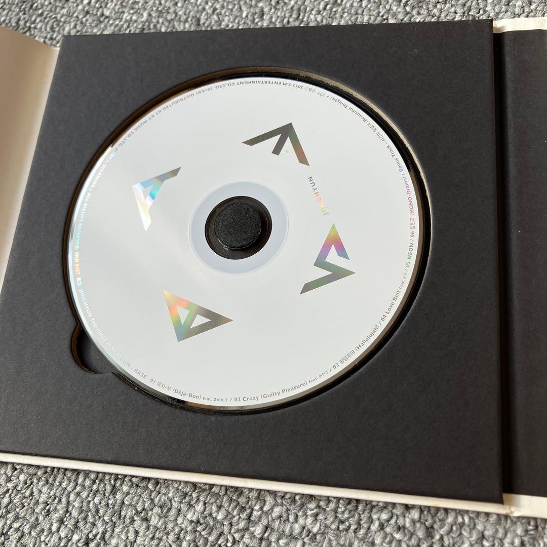 SHINee ジョンヒョン　BASE アルバム　韓国盤　レア　CD 黒