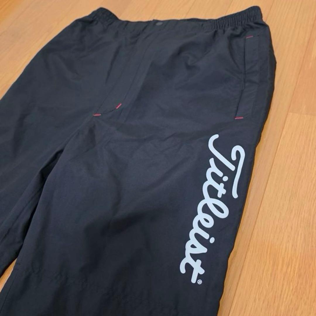 【美品】Titleist レインウェア セットアップ ホワイト/ブラックM