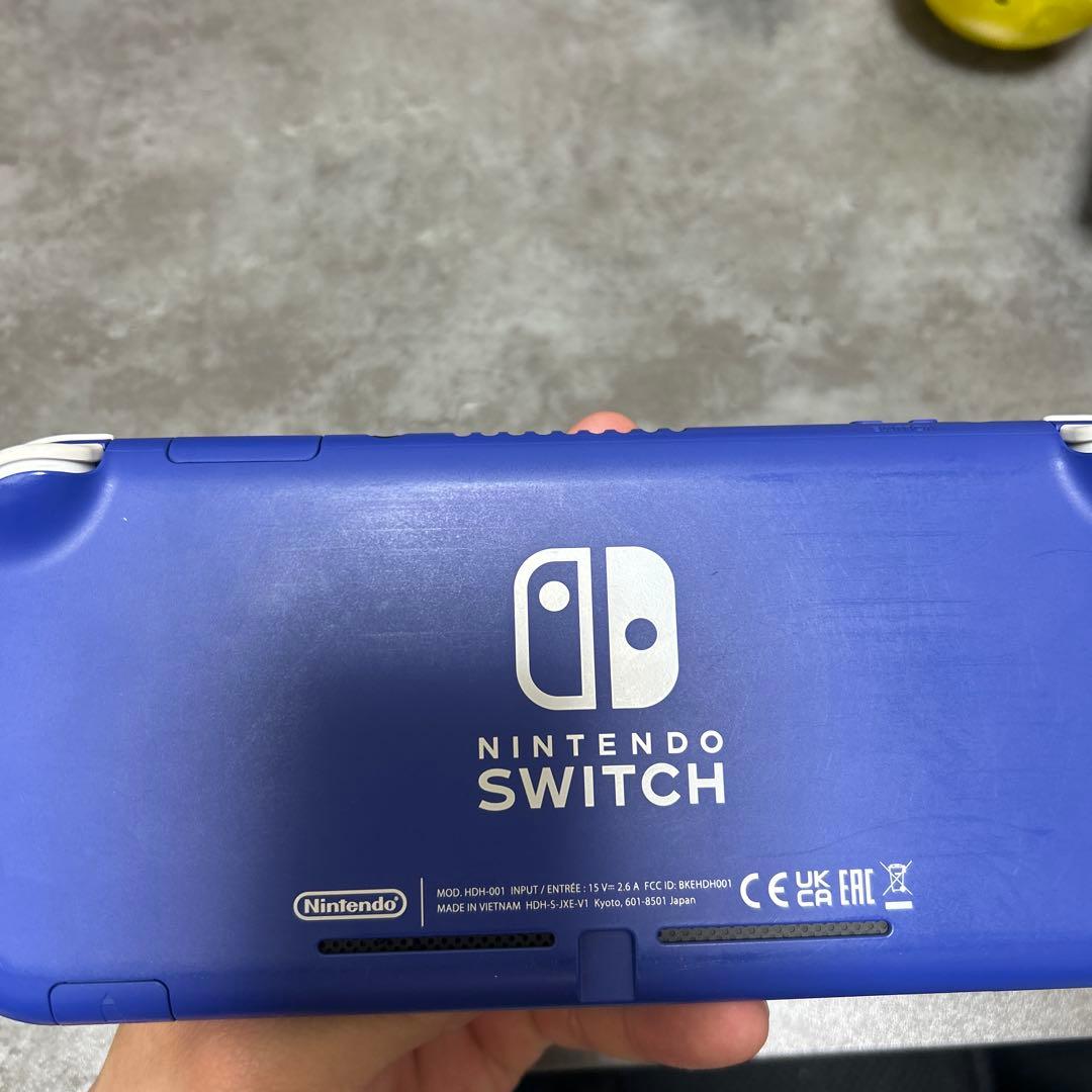 Switchライト　ブルー　付属の充電器