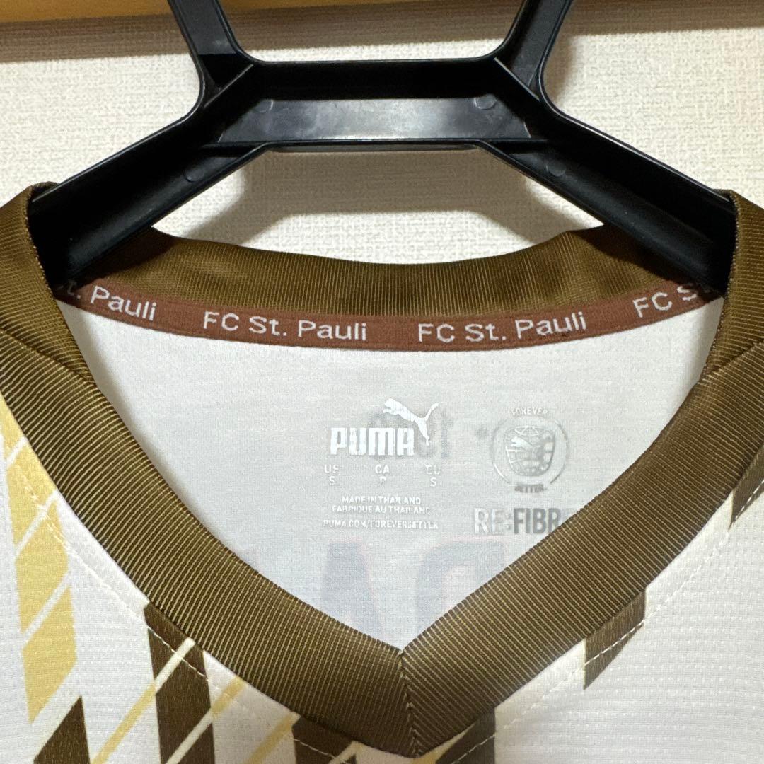 1点限り　美品　PUMA正規品 ザンクトパウリ24-25 レプリカユニフォーム