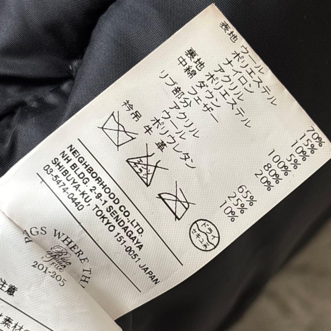 美品 WTAPS Wool Down Vest ブラック S