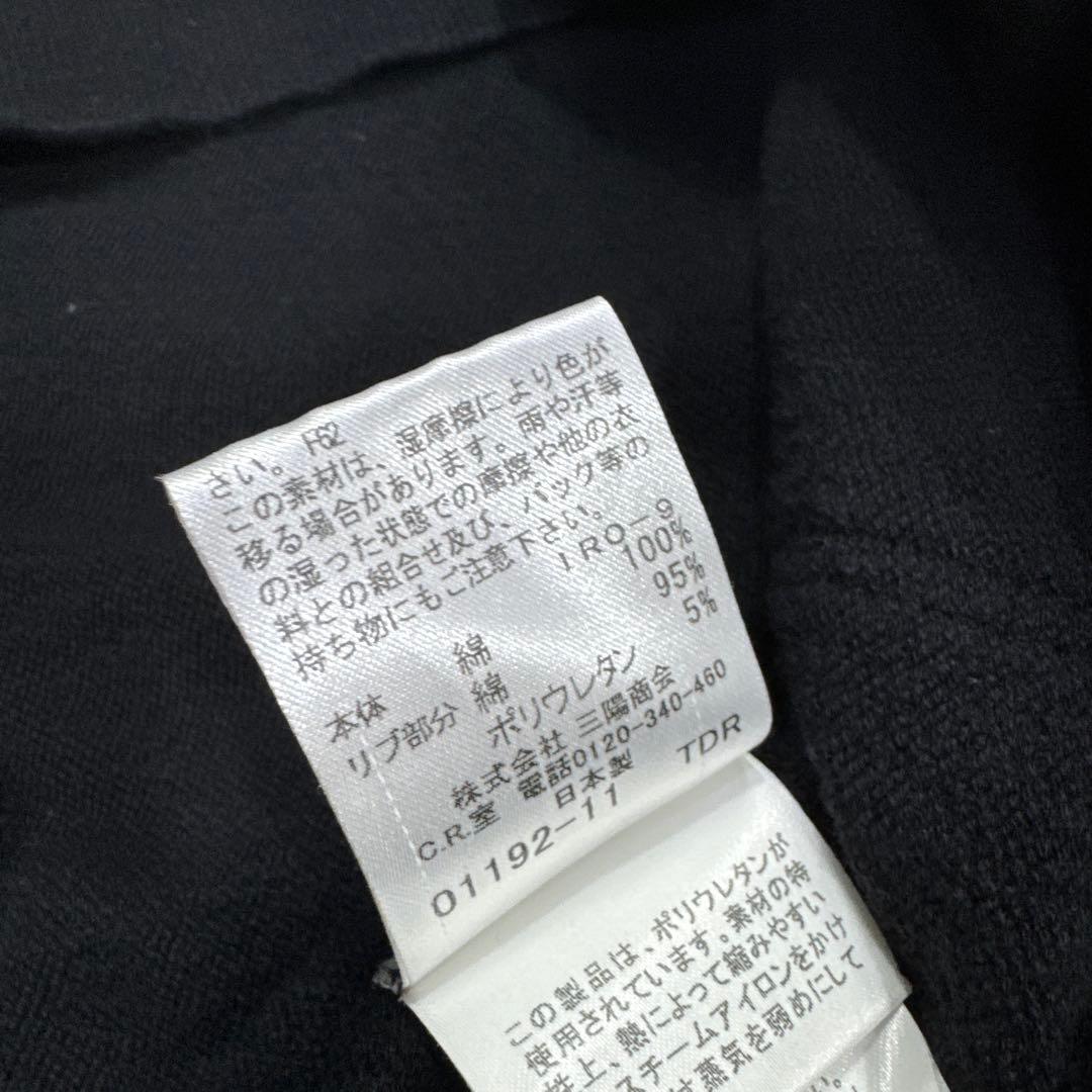 BURBERRY BLUE LABEL ブラック チェック ロングパーカー 38