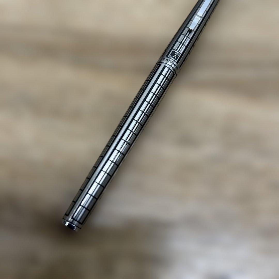 T*a様 万年筆 PLATINUM 18KWG 細字 現状品