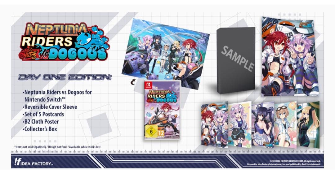 Nintendo Switch Neptunia Riders VS Dogoos DayOne Edition