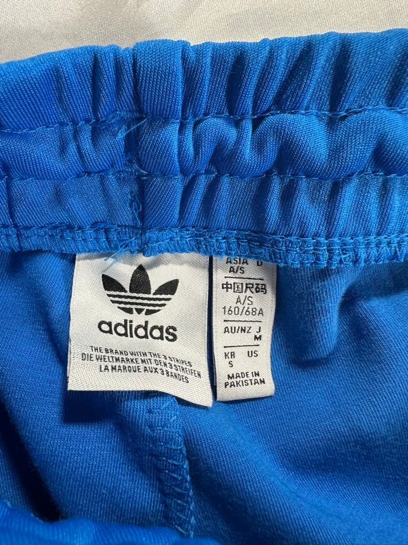 美品adidas トラックパンツ トレフォイル 刺繍ロゴ